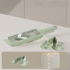 Multi-Purpose Manual Kitchen Slicer-No-Blade Safe 6-Piece <b>Vegetable</b> <b>Cutter</b> for Shredding Grating & Julienne Slicing - Product Image 6
