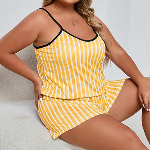 Pantalones Cortos Casuales de Verano para Mujer, Talla Extra Grande, Estilo Pijama para el Hogar, Estilo Transfronterizo - Product Image 4