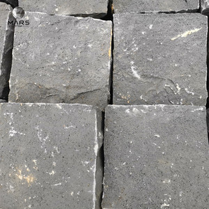 Nhà Máy Giá Rẻ Zhangpu Đen Bazan Lát Đá Tự Nhiên Cube Cobble Cho Ngoài Trời - Product Image 3