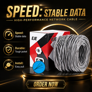 <span class=keywords><strong>สาย</strong></span>เคเบิลอีเธอร์เน็ต Cat5e Cat6 Cat6a Cat7 Cat8 สำหรับเครือข่ายสื่อสาร ความยาว 305 ม. 1000 ฟุต แบบ UTP FTP FFTP STP CCA CCS BC ขนาด 23AWG - Product Image 2