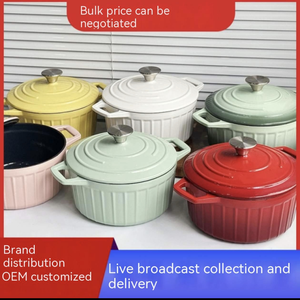 Tùy Chỉnh Gang Đồ Nấu Nướng Nồi Mới Sản Phẩm Nấu Ăn Bộ Dụng Cụ Nhà Bếp Đồ Dùng Chảo Mọng Nước Chậu Đất Sét - Product Image 6