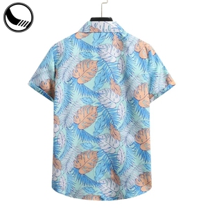 <span class=keywords><strong>Chemise</strong></span> Hawaïenne en Rayonne <span class=keywords><strong>à</strong></span> Manches Courtes pour <span class=keywords><strong>Homme</strong></span>, Motif Floral Polynésien, Tendance 2023, Décontractée, Plage, Été - Product Image 5