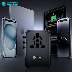 COTECi Gan通用国际电源转换器迷你紧凑型充电器插座欧盟英国美国AU 70W PD旅行适配器插头 - Product Image 5