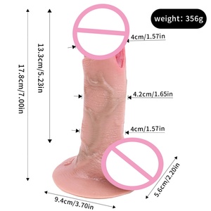 FAAK 7 Inches <b>Realistic</b> Cock With Scar Design Silicone <b>Dildo</b> Artificial Penis Lifelike Penis Wand Cock <b>Dildo</b> Sex Toys for Women - Product Image 2