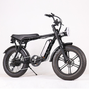 จักรยานไฟฟ้าจีนราคาส่งจากโรงงาน รุ่น Fatbike มอเตอร์ 500W 800W ระยะทางไกล ระบบเกียร์หลายระดับ 21 สปีด ขนาดยาง 20*4.0 จักรยานไฮบริดไฟฟ้า - Product Image 3