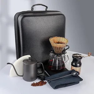 Оптовая продажа, высококачественные арабские наборы для кофе и чая, дорожный кофейный пакет с полотенцем