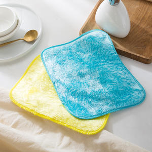 Paño de Limpieza Ecológico de Fibra de Bambú, Diseño de Doble Capa de Iscose y Microfibra, Fuerte Absorción de Agua, Antiadherente al Aceite - Product Image 6