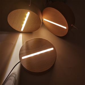 New LED Custom Photo 3D Illusion Acrylic Desk Touch <b>Control</b> Bedroom Christmas Kid's Home Decor Night Lights - Product Image 2