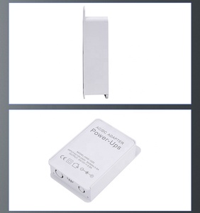 Adaptateur secteur CC/CA <span class=keywords><strong>12V</strong></span> <span class=keywords><strong>2A</strong></span> mini UPS étanche pour extérieur, alimentation de secours pour caméra de surveillance, tension et courant constants, connexion enfichable, anti-insectes - Product Image 3