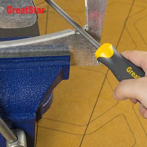 Lime ronde en acier <span class=keywords><strong>de</strong></span> qualité industrielle <span class=keywords><strong>de</strong></span> 8 \ "(200mm) <span class=keywords><strong>de</strong></span> vente chaude avec poignée en caoutchouc confortable - Product Image 5