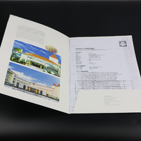 Dossier de remise de diplôme en carton imprimé cmjn avec logo personnalisé de la chine