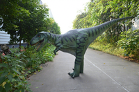 Modèle de dinosaure de simulation réaliste pour adulte Costume de dinosaure de marche électrique T-REX Modèle électronique animatronique Pixar Dinoco