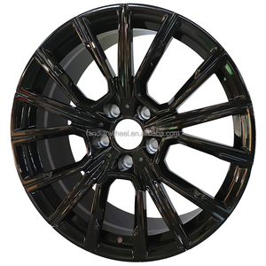 Ruedas Forjadas Ruota Forgiata de la Marca REW, Nuevas al por Mayor, para Automóviles de Pasajeros, Personalizadas, Tamaño Completo, Negro Hiper Cromado, Forjadas - Product Image 3