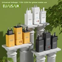 Chargeur mural USB Type-C PD 120W avec câble rétractable, sortie 12W/20W, protection contre les courts-circuits OTP, prise EU US pour téléphone portable