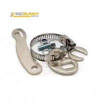 Kit de bras de couple M16 pour vélo électrique, ensemble de 7 pièces pour moteur de moyeu de vélo électrique, kit de conversion, accessoires de vélo électrique en acier haute résistance