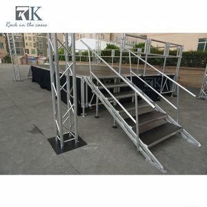 Plataforma de escenario de aleación de aluminio para ferias comerciales Etapas de instalación rápida - Product Image 1