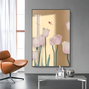 Moderno pop Estilo nórdico Margarita flores DIY restaurante pintura al óleo lienzo decoración pintura girasol tulipán flor pintura - Product Image 5