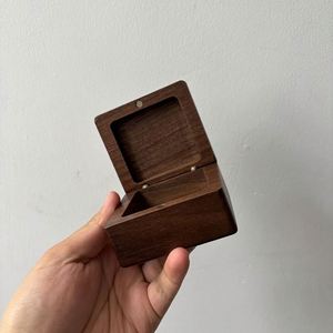 Blank Music <b>Box</b> Case Unfinished <b>Empty</b> Wooden Music <b>Box</b> Shell <b>for</b> DIY Music - Product Image 2