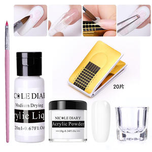 Venta al por mayor Private Label Nail Dipping Powder Starter <span class=keywords><strong>Kit</strong></span> 3 colores Fabricación al por mayor Dip Acrílico <span class=keywords><strong>Uñas</strong></span> Polvos Set - Product Image 4