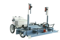 Machine de chape laser autoportée à 4 roues en gros d'usine pour chape en béton