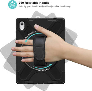 <span class=keywords><strong>Custodia</strong></span> <span class=keywords><strong>per</strong></span> <span class=keywords><strong>Tablet</strong></span> <span class=keywords><strong>per</strong></span> <span class=keywords><strong>Samsung</strong></span> Galaxy Tab A9 Plus 11 pollici X210 Rubber gomma resistente agli urti di rotazione 360 a mano supporto della tracolla - Product Image 2