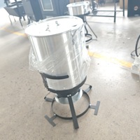 YUESHEN Barbecue suspendu en fonte sur mesure pour rôtir la dinde et les cuisses d'agneau, sans fumée, en acier inoxydable épais, pour charbon de bois