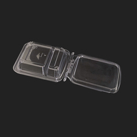 Boîte en plastique Pet à 2 compartiments pour Sauces tomates