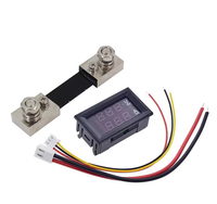 DC0-100V/10A 50A 100A LED DC Module d'affichage double ampèremètre numérique voltmètre tête de compteur numérique
