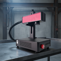 Mini machine de marquage laser à fibre pour plaques signalétiques 15W