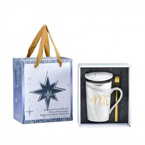 Custom Logo Ceramic Coffee Mug Set with <b>Gift</b> Packaging Tea Cup for Couples Wedding Business Opening Promotion & Party Souvenirs - Product Image 5