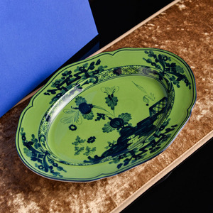 Elegant Floral Ceramic Oval Serving Tray With Gift Box Multi Color Porcelain <b>Platter</b> for Wedding Gift and Home Decor - Product Image 3