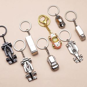 Different Car Model Keychains Classical Vintage Jeep Truck Germany Car Racing Bus Goods Train High-speed Rail Keychain - Product Image 2