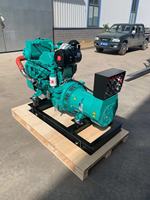 Generador Marino Diésel Cummins de 4 Tiempos, Marca DCEC, Fabricado en China, con Motor y Bomba, 30kw 40kw 50kw 4BTA3.9