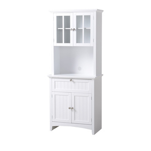 <span class=keywords><strong>Buffet</strong></span> de cuisine moderne autoportant en <span class=keywords><strong>bois</strong></span>, armoire de rangement pour micro-ondes, meuble de salle à manger, couleurs personnalisables, BSCI - Product Image 1