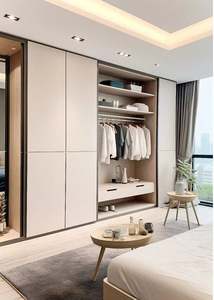 ตู้เสื้อผ้าห้องนอนใหญ่สไตล์อิตาเลียนโมเดิร์นมินิมอลหรูหราแบบพับได้คุณภาพสูงอเนกประสงค์พร้อมที่เก็บของ - Product Image 4
