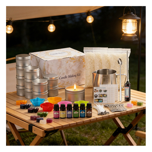 High Quality Jar Candle Vessel Sample <b>White</b> Container Box Custom Wax Filling Retail Evaluation <b>Display</b> Program Deluxe - Product Image 6