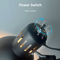 Lampe de bureau à led avec bras pivotant, lampe de bureau d'ordinateur avec pince, lampe de Table d'étude d'architecte, lampe de lecture pliable