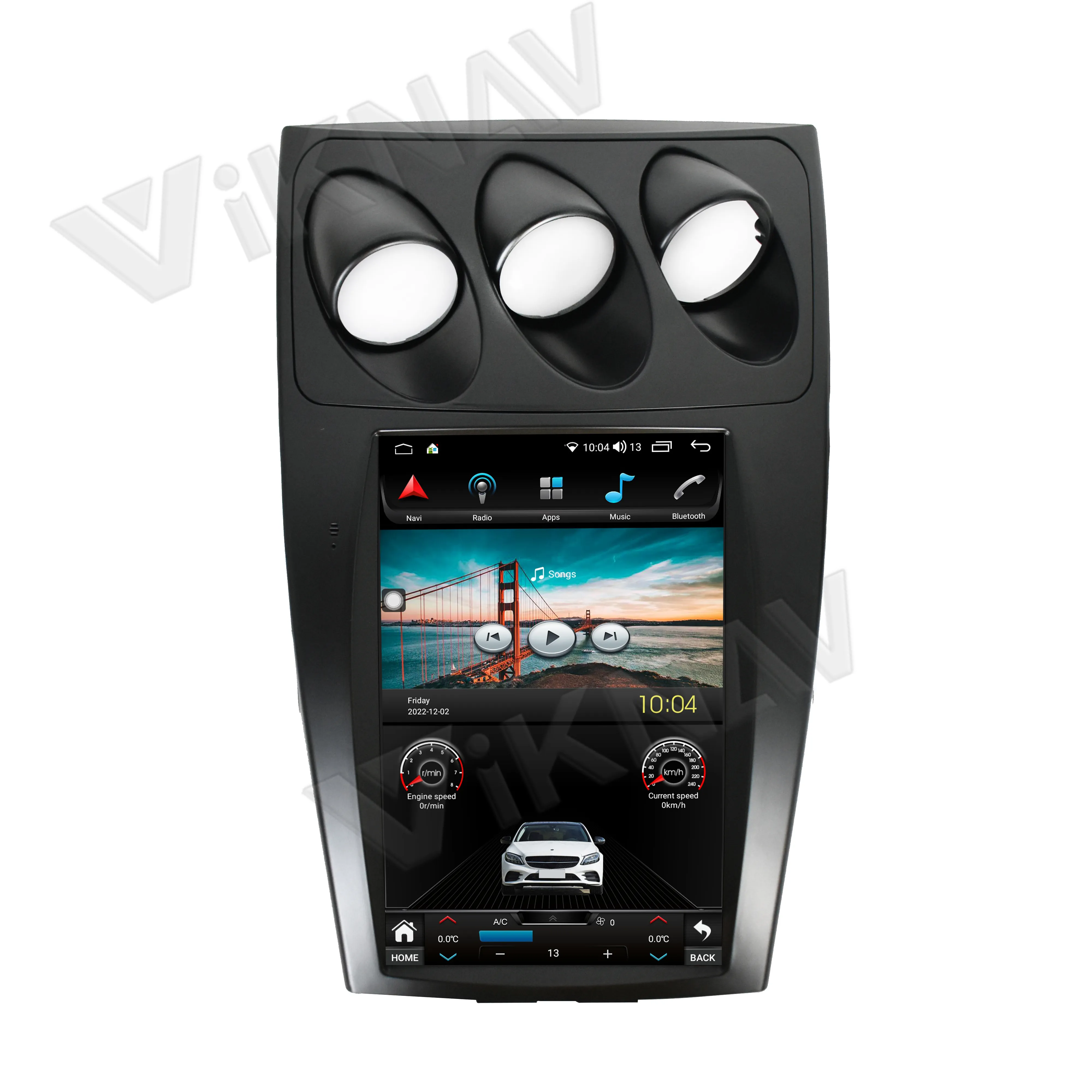 Pemutar Multimedia mobil tanpa kabel, navigasi GPS mobil Android 11 untuk Nissan 350Z Z33 2002-2007 layar sentuh Audio Stereo Radio