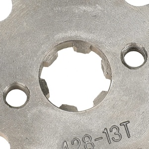 Hiaors sprocket motor para motocicleta, 428-13t 17mm para motor frontal de motocicleta para crf100 crf125 ct125 atv chinês quad pit dirt <span class=keywords><strong>bike</strong></span> 4 rodas moped - Product Image 5