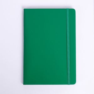 2026 Promotional Pu <b>A5</b> Customized White Logo Color Leather <b>Notebook</b> Binding Elastic Strap <b>Notebook</b> With Cover Leather - Product Image 2