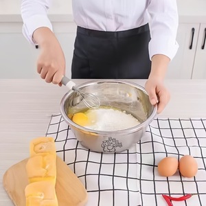 Juego de tazones para mezclar de acero inoxidable, duraderos, aptos para alimentos, lavables en lavavajillas, para hornear, ensaladas, sopa, almacenamiento, Chaozhou, China - Product Image 2