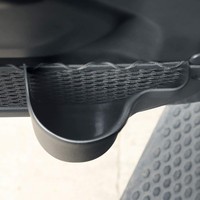 Organisateur de boîte de rangement de porte avant ABS, accessoires d'intérieur de voiture de haute qualité pour Jeep Wrangler JK 2/4 portes 2011-2017