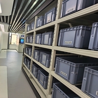 Étagères compactes réglables à commande intelligente Stockage automatisé mobile en métal moderne Gouvernement scolaire hospitalier peu encombrant