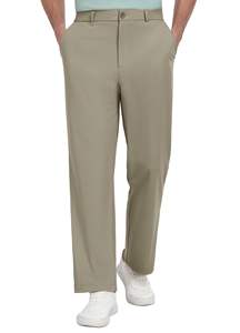 กางเกงกอล์ฟผู้ชาย 4 กระเป๋า ผ้าสเตรช น้ำหนักเบา แห้งเร็ว ระบายอากาศดี กางเกงลำลอง กางเกงทำงานสำหรับผู้ชาย - Product Image 4