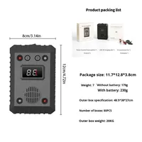 Répulsif Électronique Portable pour Voiture Anti-Nuisibles à LED Stroboscopique, Technologie Ultrasonique Silencieuse, Haute Puissance, USB, Contrôle des Animaux d'Intérieur