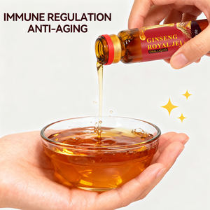 Soluzione OEM 10ml di Ginseng e Pappa Reale, Integratore Liquido Orale per l'Immunità, Bevanda Energetica per la Salute - Product Image 4