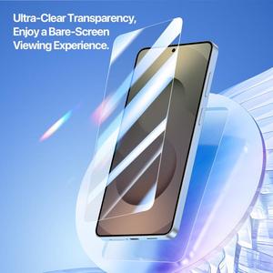 Protector de Pantalla de Vidrio Templado Transparente 2.5D HD para Samsung Galaxy S26 5G Serie <span class=keywords><strong>Roga</strong></span> con Eliminación de Polvo y Caja de Fijación Rápida - Product Image 4