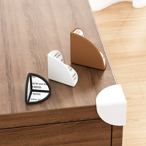 Corner Guards for Tables White Brown PP Safety Edge <b>Protectors</b> Anti-Collision Furniture Corner Covers - Product Image 1
