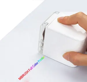 2022 New World's Smallest Printer WiFi Handheld Portable Ink Jet Printer Wireless Colorful DIYlogo Printer MBrush Kongten