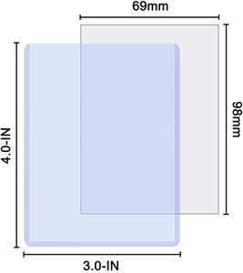 Coloré Bordure Toploader Titulaire De La <span class=keywords><strong>Carte</strong></span> 3x4 Bordure Noire Toploader <span class=keywords><strong>Carte</strong></span> Protecteurs Imprimables pour Cartes <span class=keywords><strong>À</strong></span> Collectionner PP Matériel Clip - Product Image 2